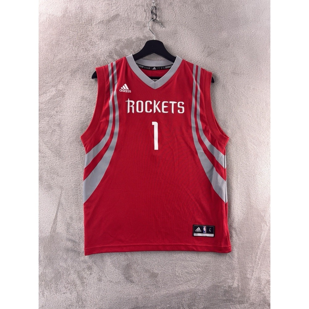 Adidas Houston Rockets Ariza Jersey Boys Size Large Red‎ #1 NBA Basketball